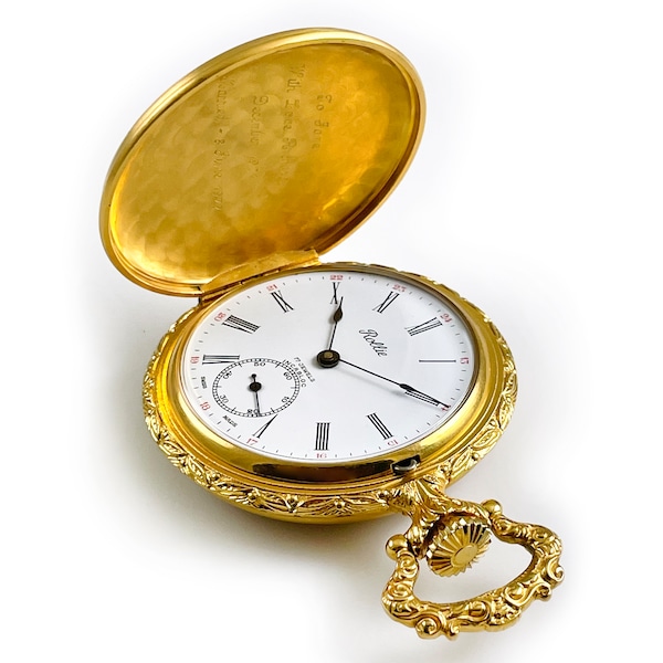 Vintage Rollie 17 Jewels Incabloc Pocket Watch, 1970s - Aerowatch, Swiss Movement