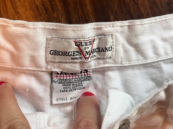 Vintage 80’s Guess Marciano Jean Shorts - image 2
