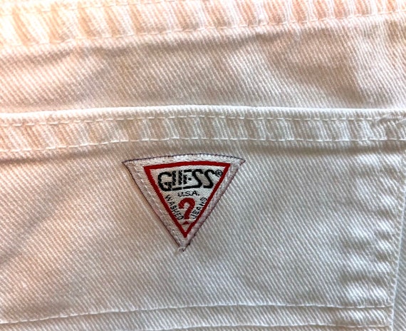 Vintage 80’s Guess Marciano Jean Shorts - image 4