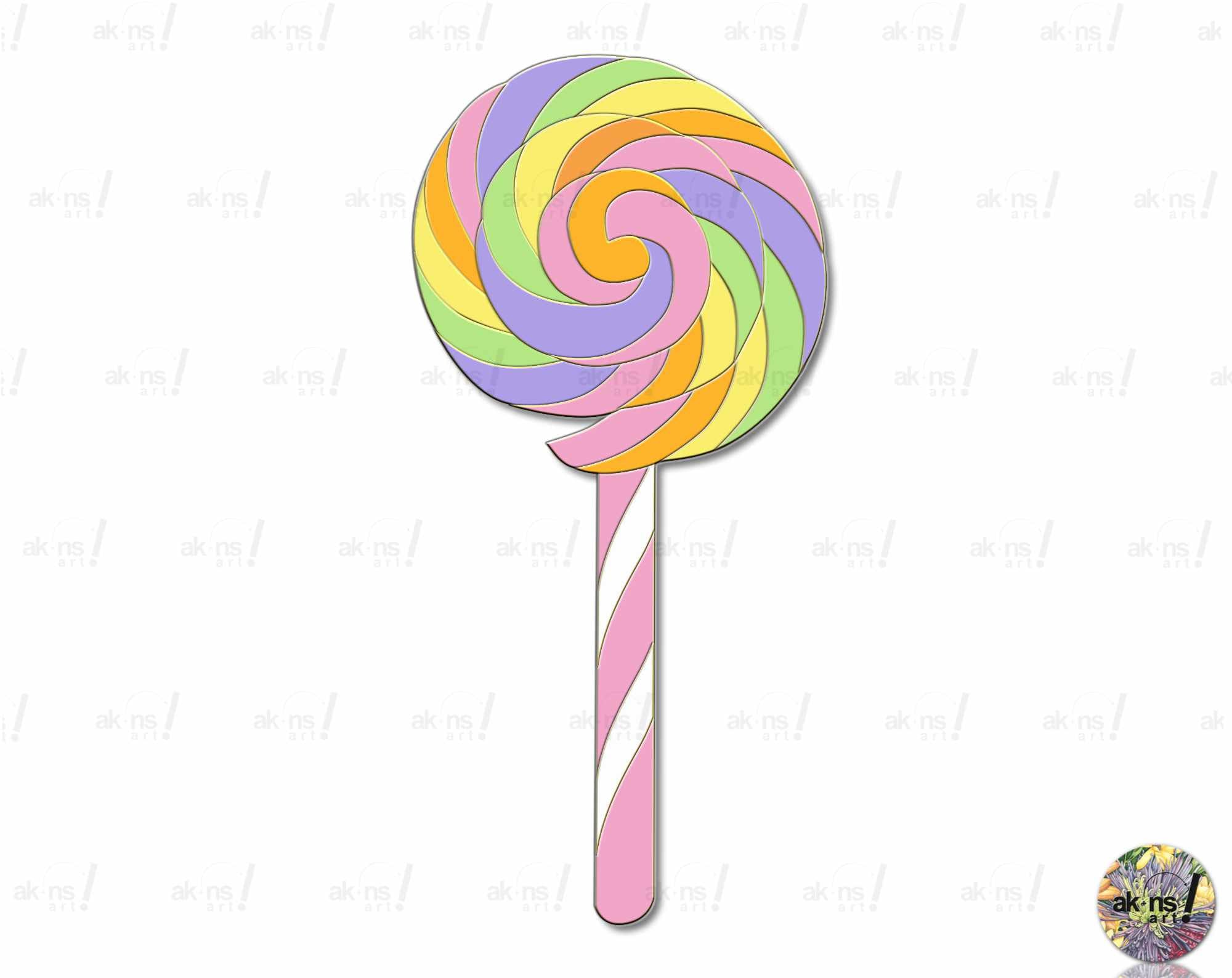 candyland lollipop clipart images