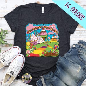 Sweetest Day Ever Shirt, Womens Relaxed quote Bella Canvas shirt, Candyland shirt, ice cream candy shirt, foodie T-Shirt, Candy land shirt