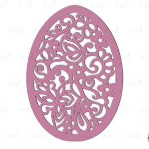 Easter Egg SVG Cricut Clipart Vector Cut File Hand drawn flourish DIY Decor Craft Graphic Design Mandala, Commercial Use for paper and vinyl