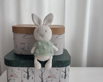 Bunny toy - Crochet bunny toy - Cuddle toy - Baby cuddle toy - Keepsake toy - Baby best friend toy - Baby girl - Baby boy