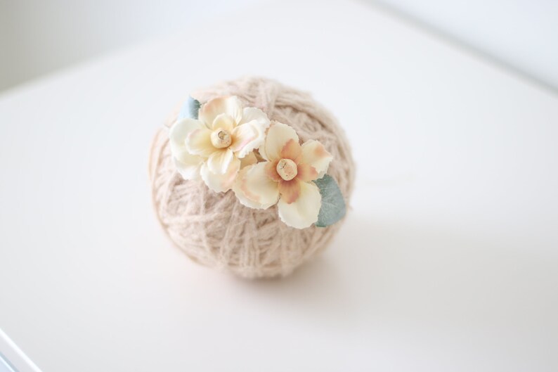 Props headband Newborn headband-Flower headband Newborn baby girl Newborn hair Baby girl headband Newborn flower Props headband