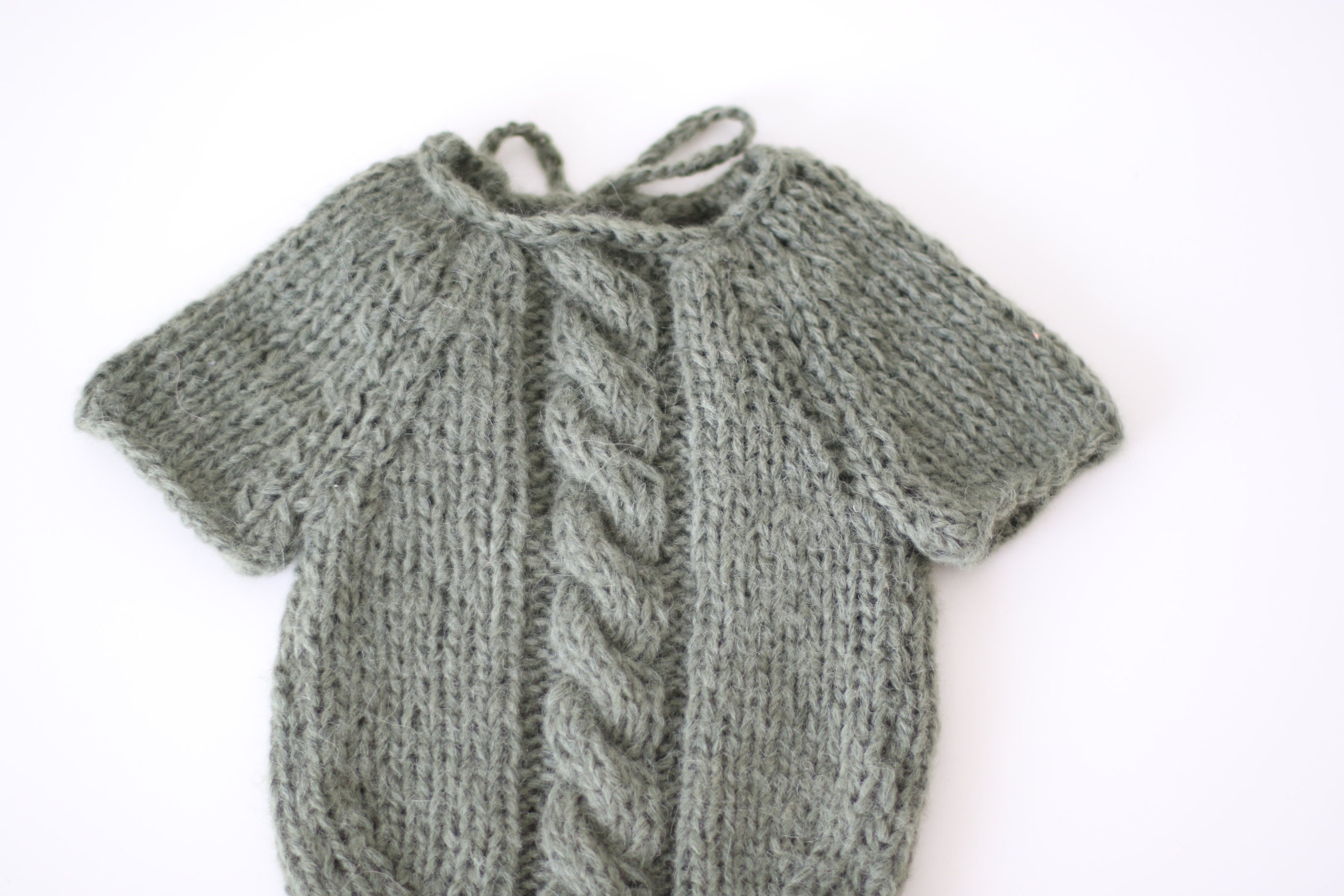 olive green newborn outfit