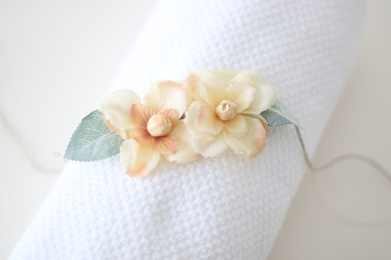 Props headband Newborn headband-Flower headband Newborn baby girl Newborn hair Baby girl headband Newborn flower Props headband