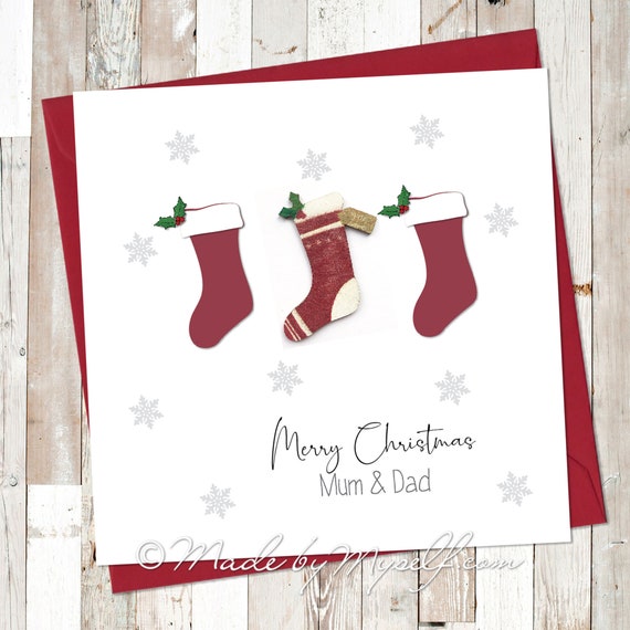 mum and dad christmas stockings