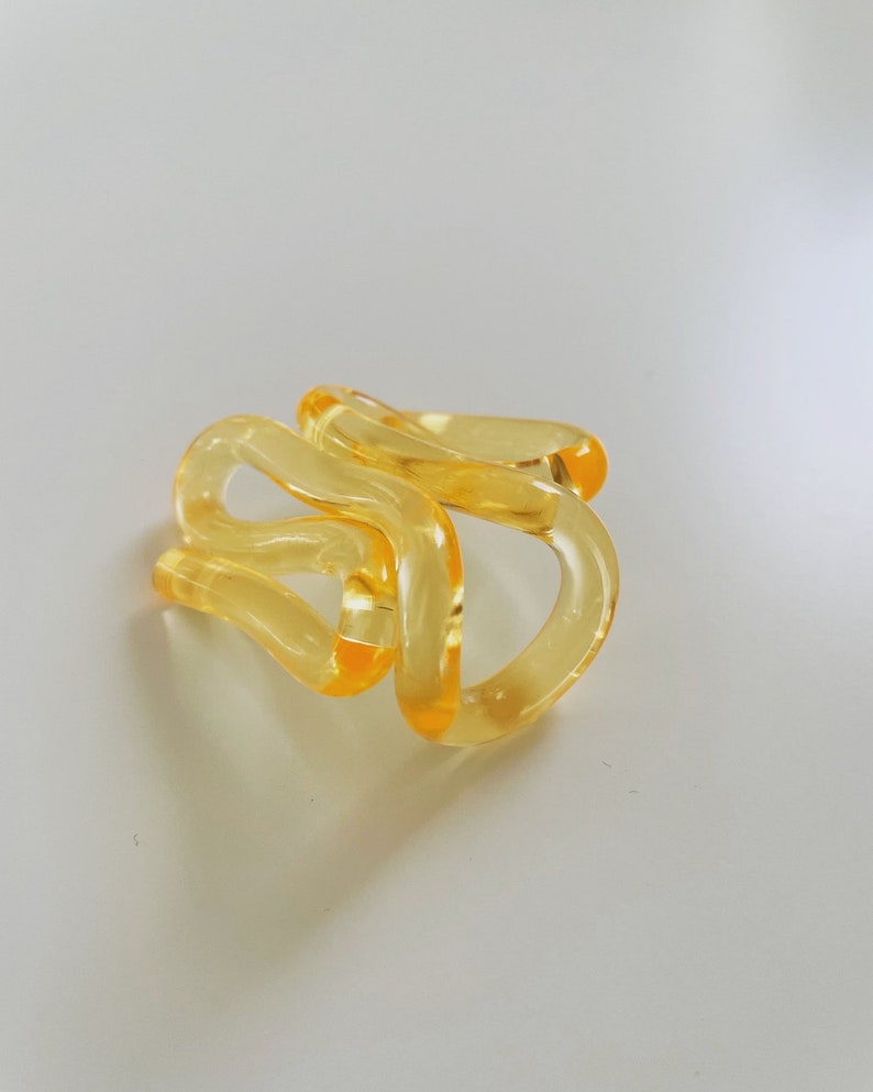 Virgo RING, Astrology Ring, Statement Ring, Statement Jewelry, Lucite Ring, Zodiac Ring, Acrylic Ring, Gift Ring image 7