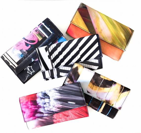 SOCHI Neoprene Print Clutch Bag Wynwood Miami Handbag Wynwood