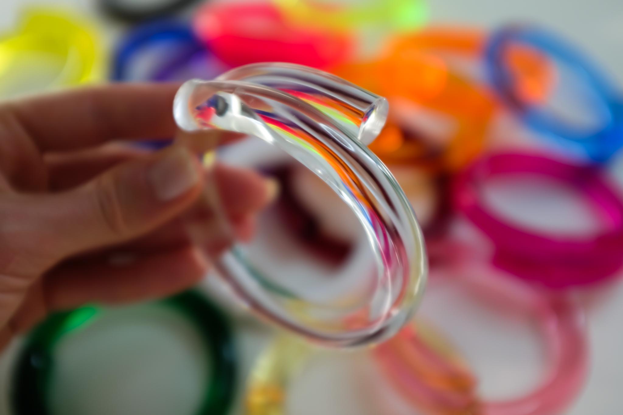 Box Displays Clear Acrylic Double T-Bar Bangle/Bracelet Stand – BD1330