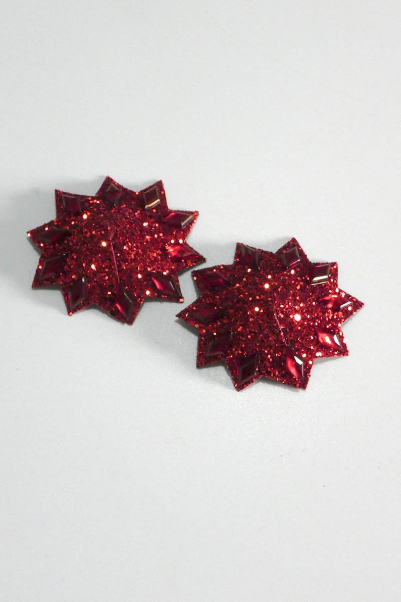 Red Starburst Pasties