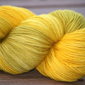 Hand Dyed Superwash Merino Wool/Nylon in &quot;Sun & Shadow&quot;. Hand Dyed Yarn. Wool Yarn. Sock Yarn.