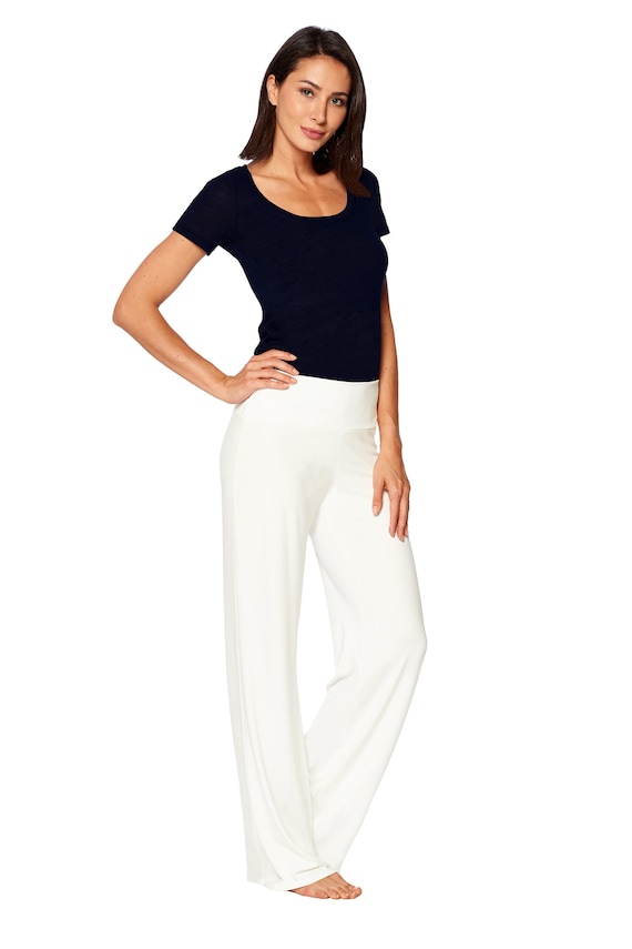 Pearl Tummy Tuck Palazzo Pants Women 