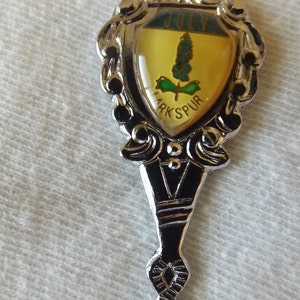 Collectible Souvenir Spoon Larksur July 4 1/2&quot;   SP1