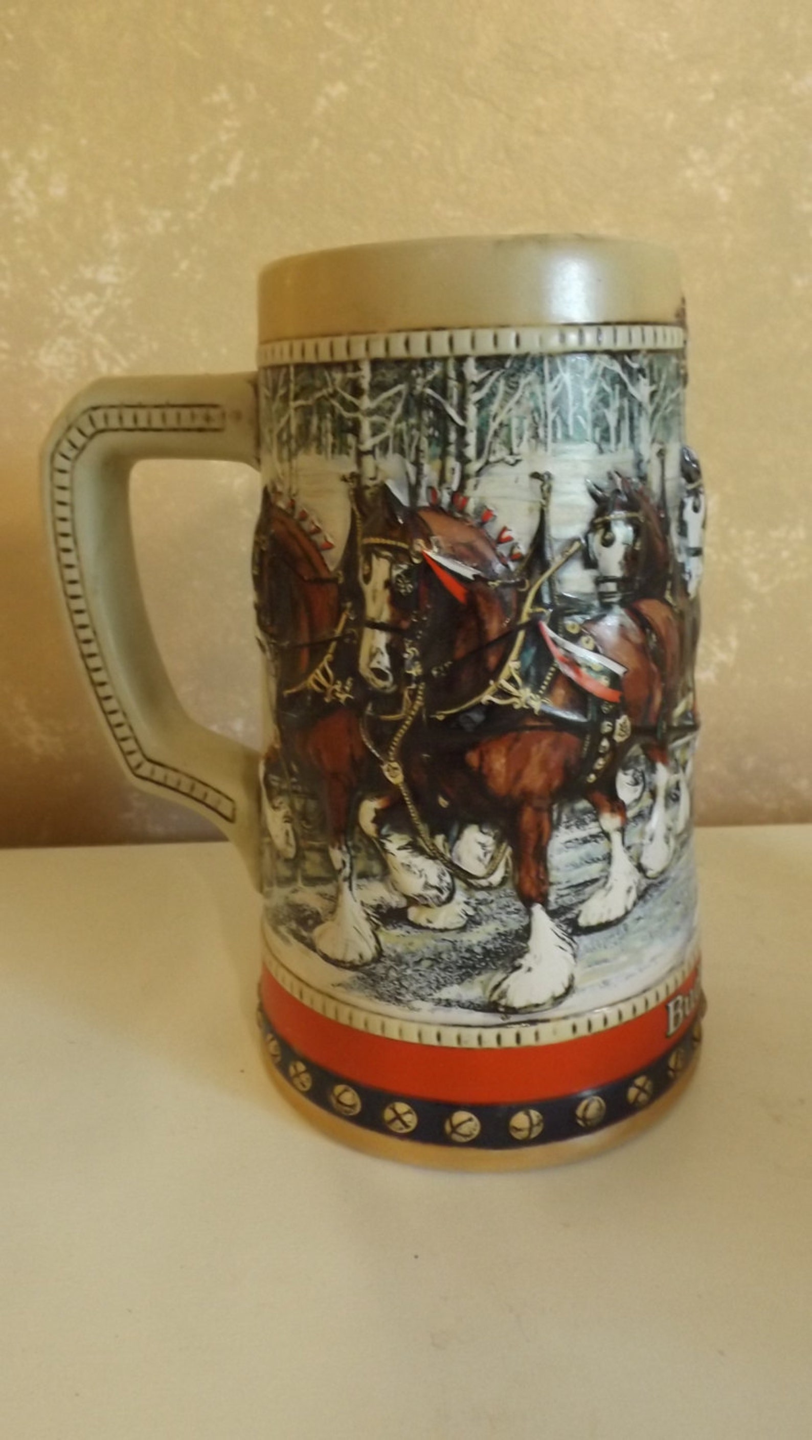 budweiser beer steins 1988