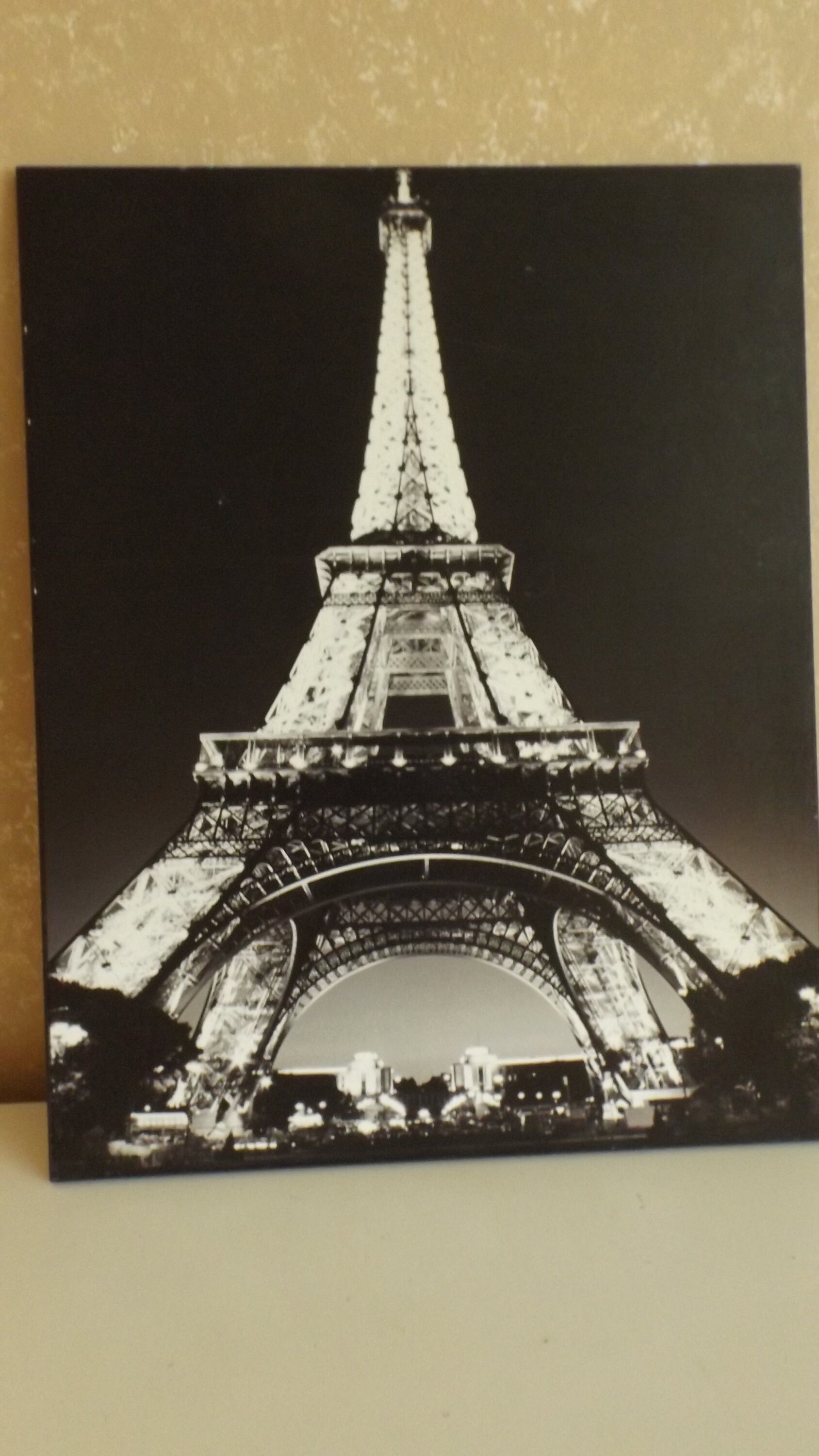 Eiffel toren scène kunst op hout CL27-21 BD