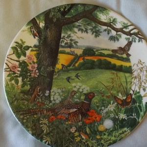 Meadows and Wheatfields Colin Newman Wedgwood 1987 Collector Plate CL35-4