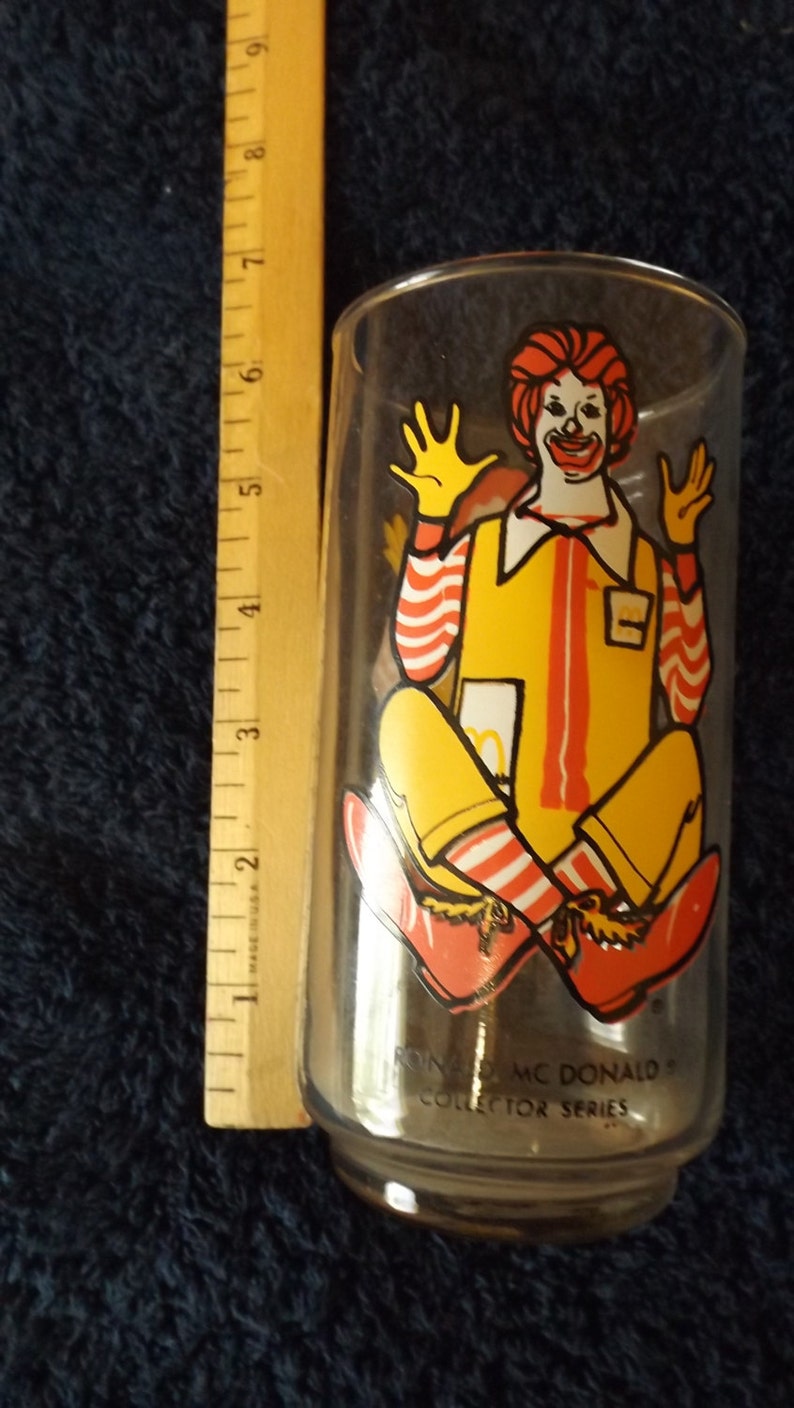 Ronald McDonald Collector Series Glass 197576 CL2616 Etsy