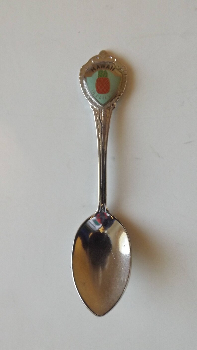 Vintage Souvenir Collector Spoon Hawaii the Aloha State 3 3/8 Etsy