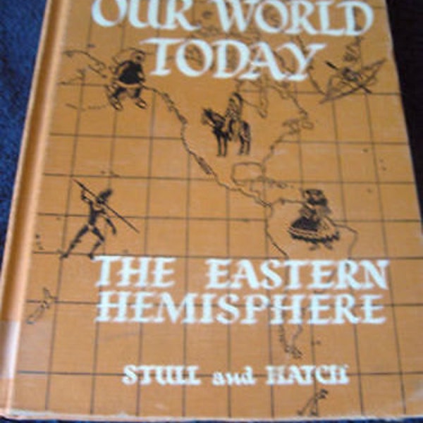 Unsere Welt heute den östlichen Hemishere von Stull & Luke Vintage 1953 B4