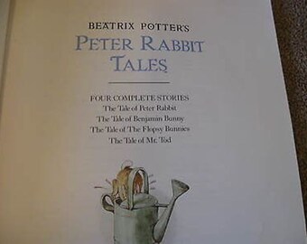 Beatrix Potter Peter Rabbit Märchen 1989 gedruckt Taschenbuch in England B7