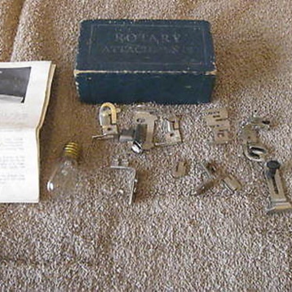 Rotary Sewing Machine Attachments Etsy