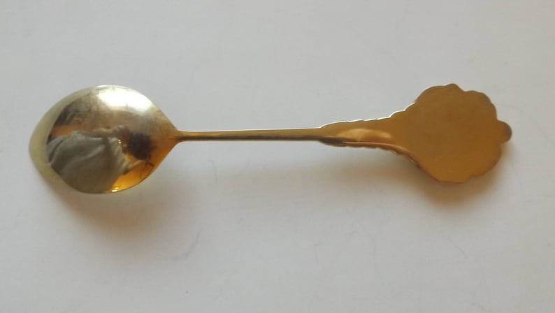 Collectible Souvenir Spoon City of El Segundo Goldtone 4 12 SP-324