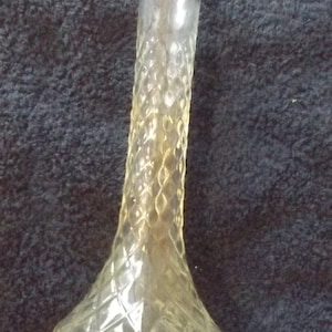 Vintage CFG Bud Vase CFG  CL7  4 Clear Glass CL6-19