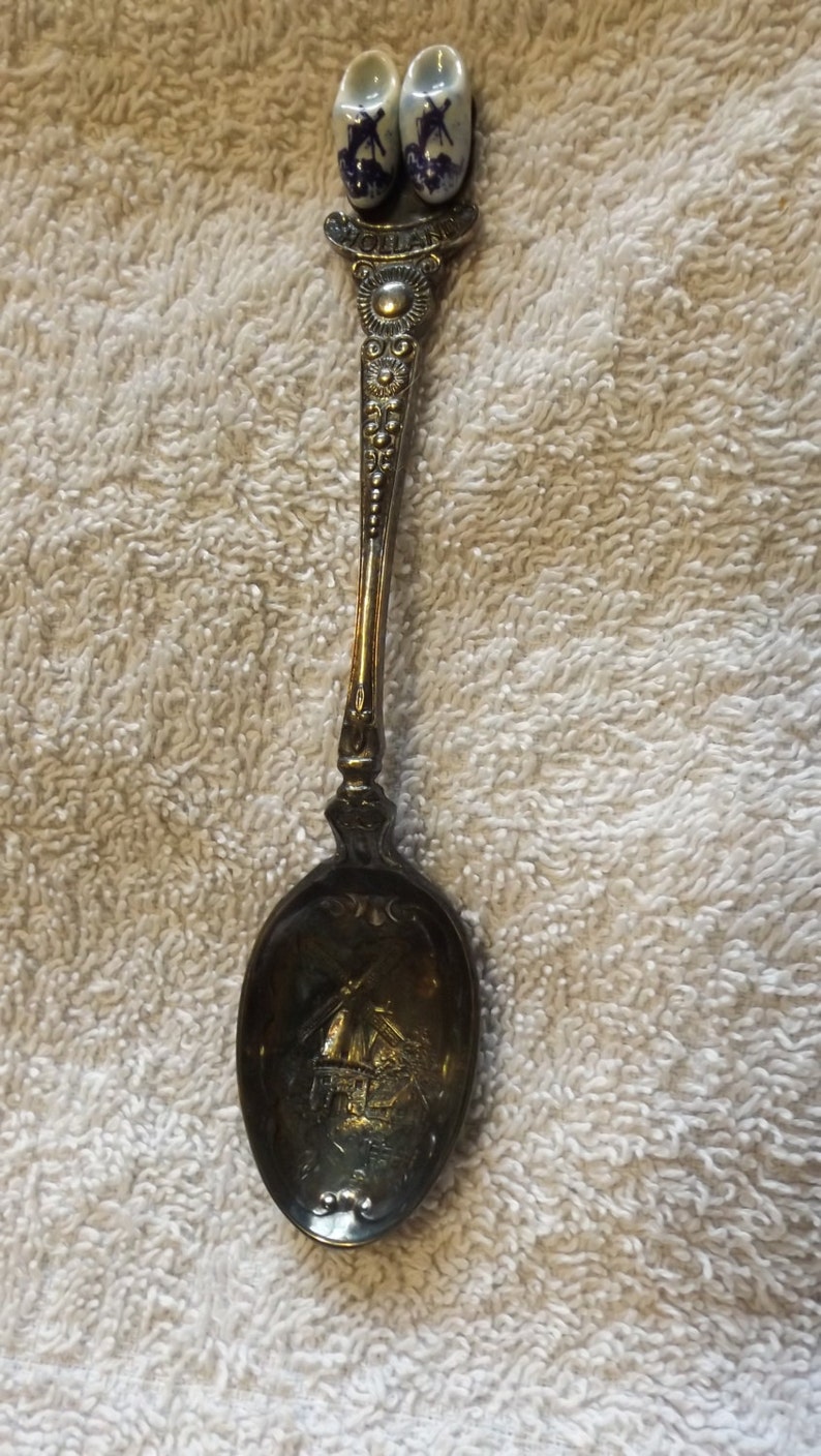 Collector Souvenir Spoon Holland Silverplated Made in Holland Etsy
