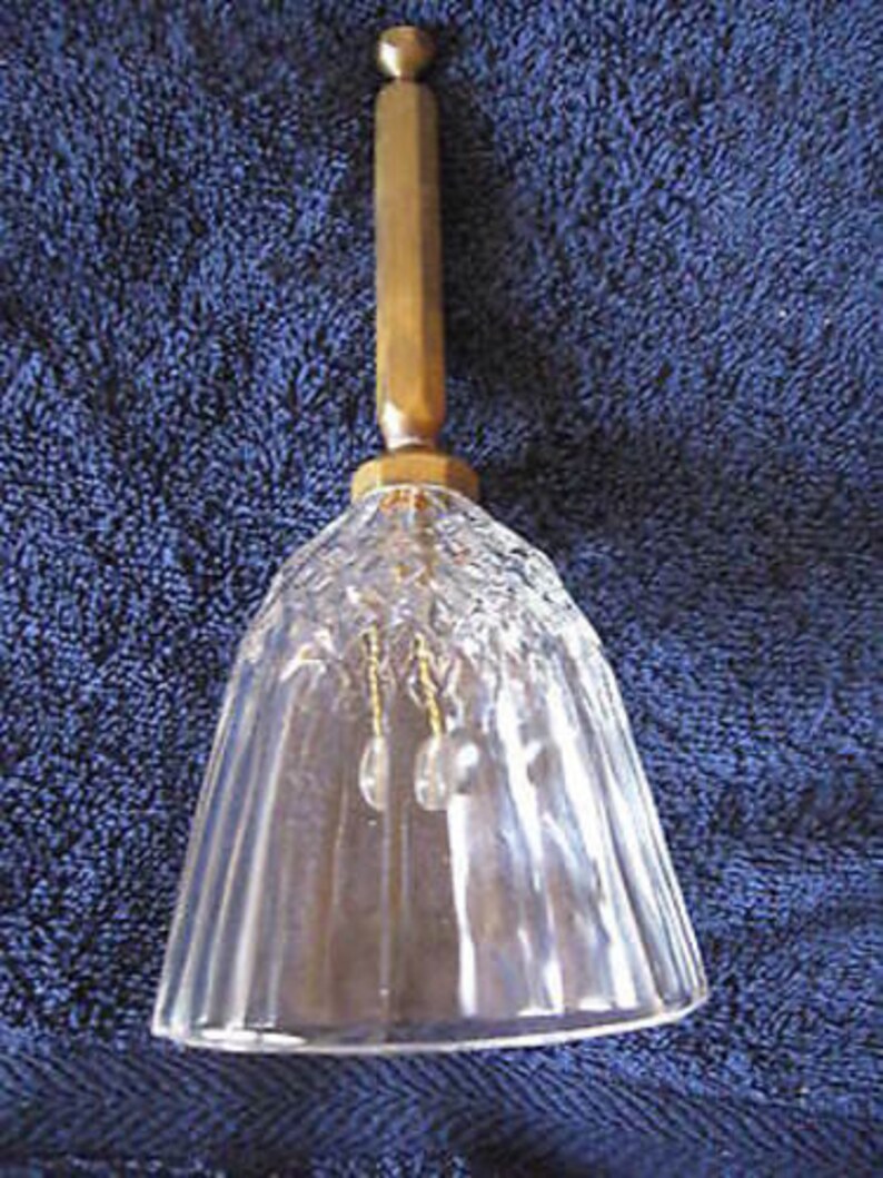Vintage Cut Glass Bell With Metal Handle 7 1/2 CL212 Etsy