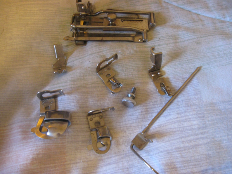 Vintage Greist Sewing Machine Attachments Set 8 CL1731 Etsy