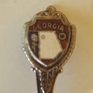 Collectible Souvenir Spoon Georgia  3 1/2 &quot;  SP-399