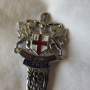 Collector Souvenir SpoonLondon Domine Dirge Nos CL17-32