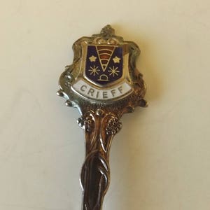 Collector Souvenir Spoon Crieff Exquisite EPNS3 4 1/2&quot; SP367