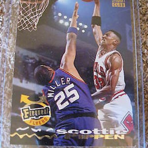 1993 estadio Club Scottie Pippen viajeros frecuentes #184 baloncesto tarjeta CL13-5