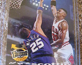 1993 Stadium Club Scottie Pippen #184 Frequent Flyers Basketball Card CL13-5