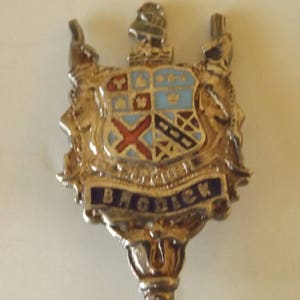 Collector Souvenir Spoon Brodick Exquisite EPNS  4 1/2&quot; SP378