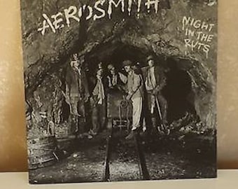 Jahrgang LP aufnehmen Aerosmith Nacht in die Furchen Columbia 36050 r-15