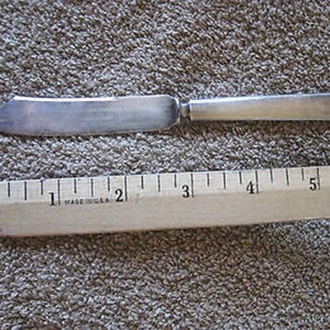 Walbridge & Co Silver Plated Butter Knife 6 Vintage CL30-39 image 1