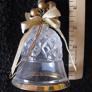 Mikasa Slovenia Glass Crystal Bell 4&quot; CL13-21