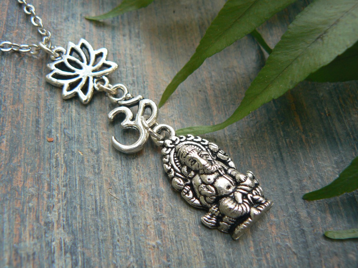 Collar espiritual Ganesha collar zen collar buddah collar de Etsy
