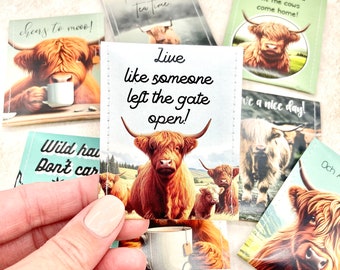Highland Cow Gifts: Highland Cow Tea Gift Set - Gift for Highland Cow Fans - Highland Cow Present - Highland Cows - Highland Cow Gift Set