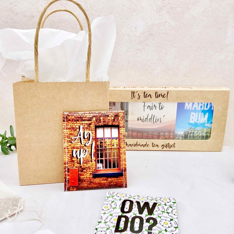 Yorkshire Gift | Handmade Tea Gift Set | Gift for Yorkshire Man or Woman | Letterbox Gift UK | Yorkshire Sayings Gift | Yorkshire tea gift immagine 9