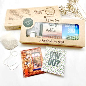 Yorkshire Gift | Handmade Tea Gift Set | Gift for Yorkshire Man or Woman | Letterbox Gift UK | Yorkshire Sayings Gift | Yorkshire tea gift immagine 5