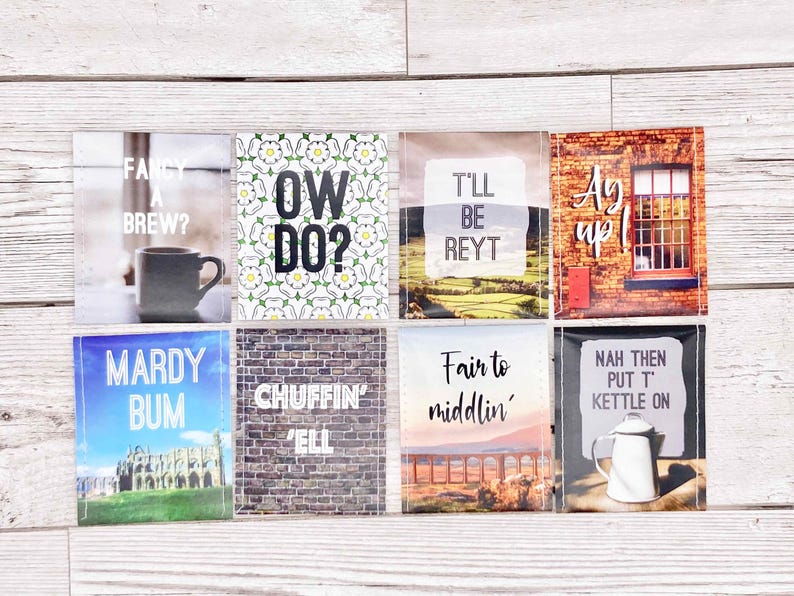 Yorkshire Gift | Handmade Tea Gift Set | Gift for Yorkshire Man or Woman | Letterbox Gift UK | Yorkshire Sayings Gift | Yorkshire tea gift immagine 4
