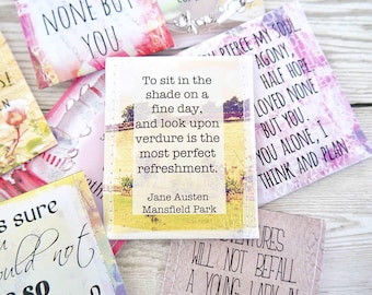 Jane Austen Gifts | Charming Jane Austen Tea Gift Set | Pride and Prejudice Fans | Literary Gifts | Literature Gift | Persuasion Gift