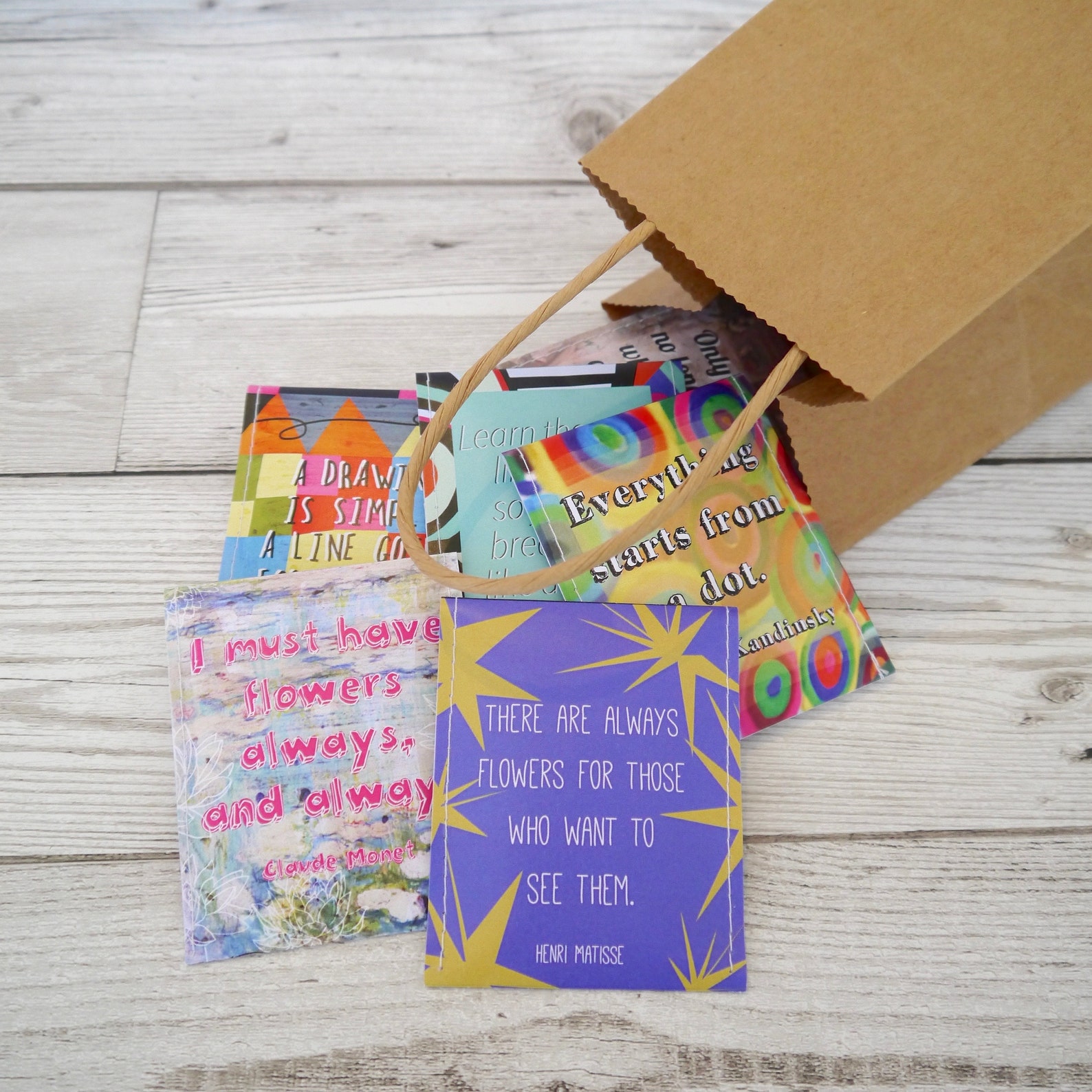 Art Lovers Tea Gift Set Gift for Art Lover Gifts for Etsy UK