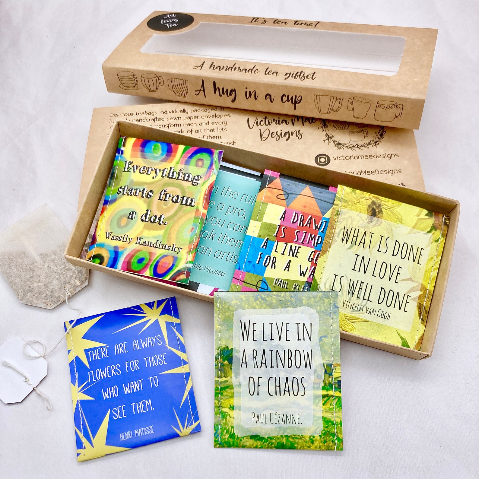 Art Lovers Tea Gift Set Gift for Art Lover Gifts for Etsy