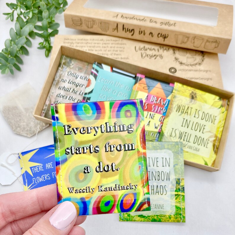 Art Lovers Tea Gift Set Gift for Art Lover Gifts for Etsy