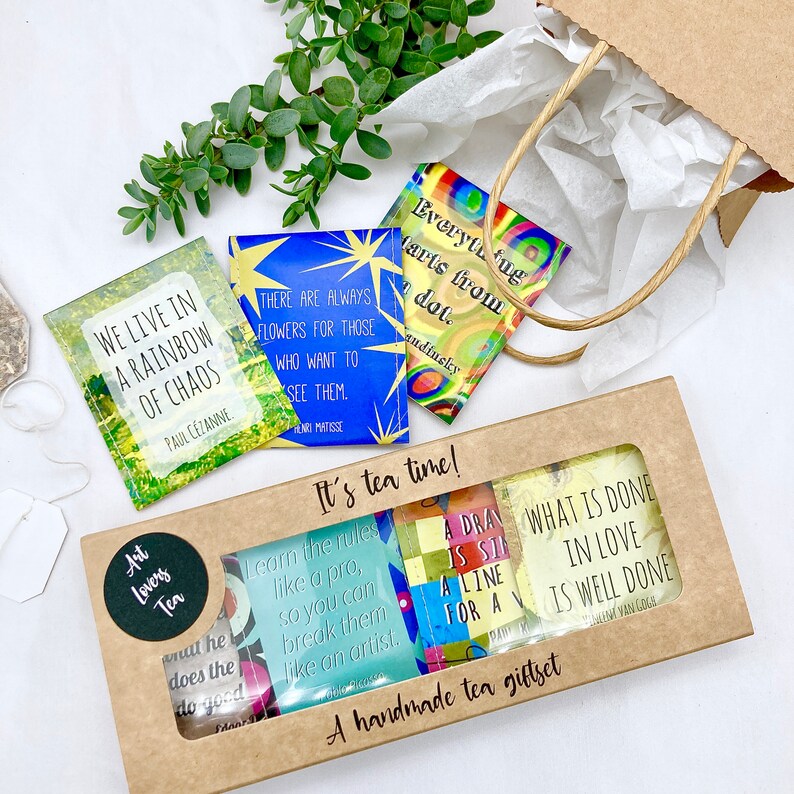 Art Lovers Tea Gift Set Gift for Art Lover Gifts for Etsy